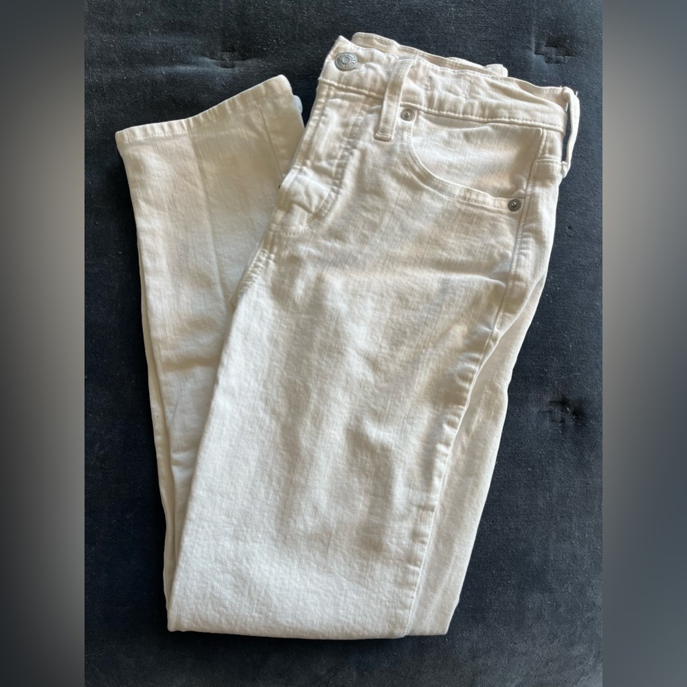 Madewell Perfect Vintage White Jeans